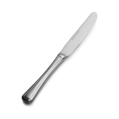 Bon Chef Prism, Dinner Knife, Euro, Solid Handle, Mirror Finish, 13/0, 9.63" , set of 12 S512